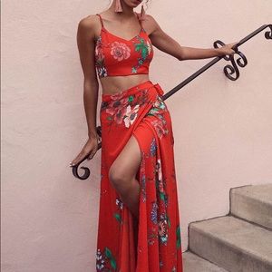 Lulu’s two-piece maxi!